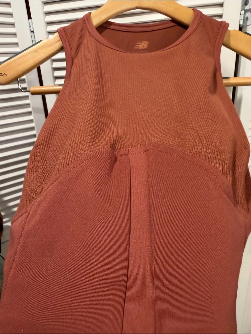BANDIER X NEW BALANCE Collab Corset Crop Tank Padding. Size Large